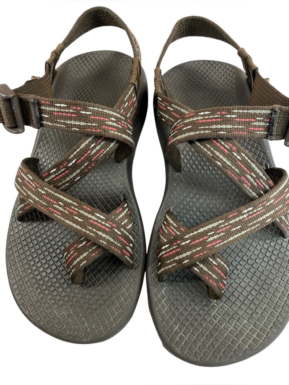 Chaco Z/2 Classic Brown Strappy Toe Loop Hiking Sport Sandals Women’s 6 - Picture 5 of 12